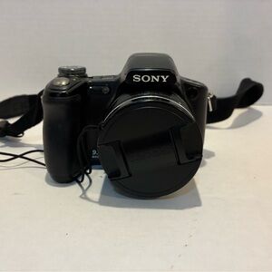 Sony Cyber-shot DSC-H50 9.1MP Digital Camera - Black. Tested and working.